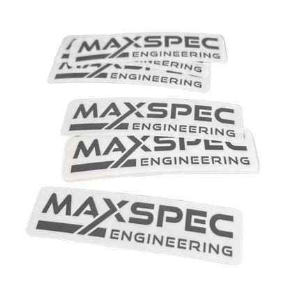MAXSPEC Sticker 100x25mm